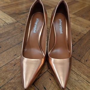 Rose Gold 4" Heels NEW